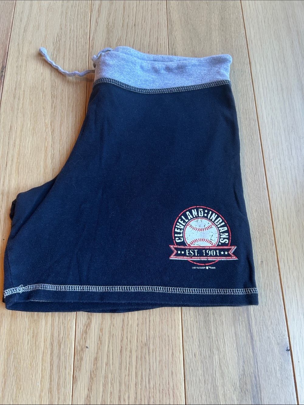 Cleveland Indians Blue & Gray Women’s Athletic Shorts